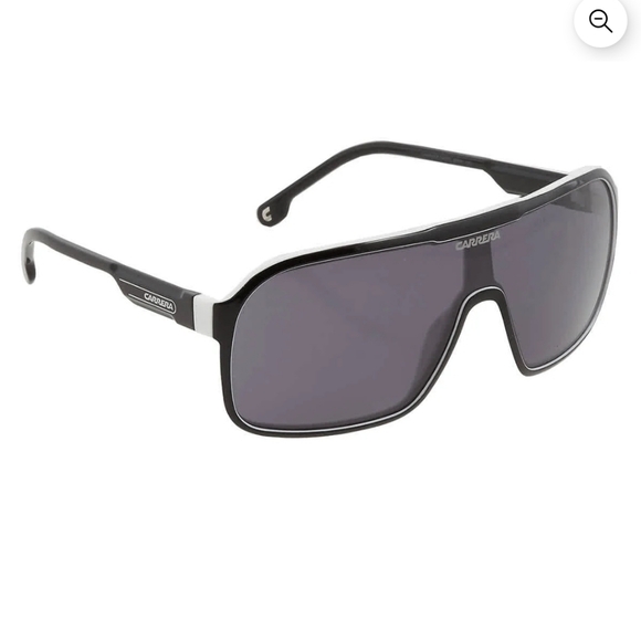 Carrera Black and White Sunglasses Case Set Unisex